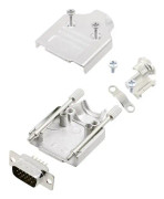 encitech MHDM-09-HDP15-K 6355-0059-01 D-Sub stiftlist set 180 ° Antal poler: 15 Lödhona 1 set