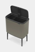 Bo Touch Bin, 36L, Platinum