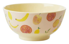 Medium Melamin Skål Happy Fruit