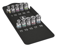 Wera 8790 HMC HF 05004203001 Inner-sexkantig Hylsnyckelinsats-set 10 delar 1/2"