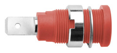 Schützinger SEB 6452 Ni / RT Säkerhets Labhylsa Hona inbyggd vertikal Stift-Ø: 4 mm Röd 1 st