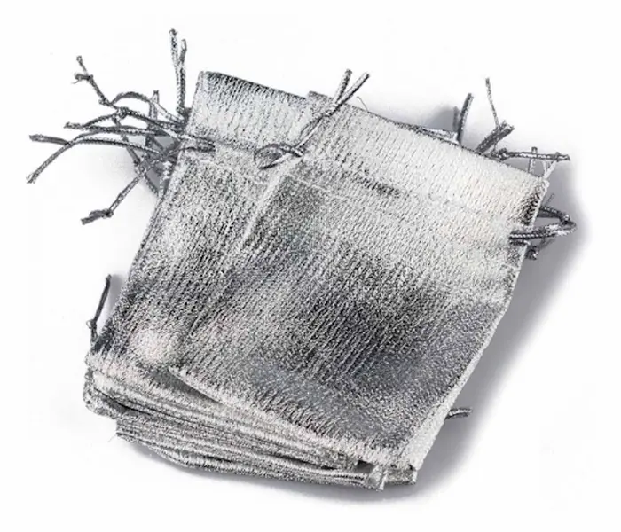25-pack silvriga presentpåsar påsar kalas dop bröllop babyshower Silver