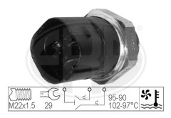 Temperaturswitch, kylarfläkt - audi, ford, seat, skoda, vw - OE 1H0 959 481 B, 7215818, 95VW 8B607 GA