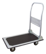 pro-bau-tec® 14020 Plattformsvagn hoppfällbar, bromsar Stålbleck Last (max.): 150 kg