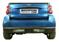 Stötfångare bak, Bak Motordrome DX RSM01 - smart fortwo cabrio, fortwo coupé