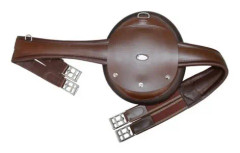 Prestige RP Hoppsadelgjord Med Resår Brun - 140 cm