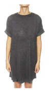 Missya Softness Big Shirt Mörkgrå modal Large Dam