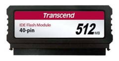  TS512MPTM520 - Transcend PATA Flash Module Vertical - Solid state drive - 512 MB - inbyggd - IDE/ATA