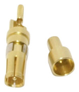 Conec 132J20029X Koaxial hylskontakt Guldpläterad 1 st