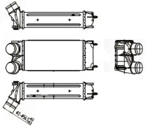 Intercooler - citroën, ds, peugeot - OE 1440H9