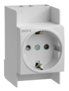 Wexøe Outlet schuko for din rail