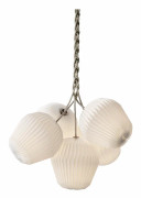 THE BOUQUET Large chandelier with 5 standard shades