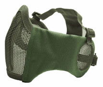 Nätmask underdel med öronskydd Olive
