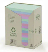 Notes POST-IT 100%recyc 127x76Rainb16/FP