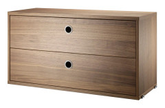 Lådhurts 78x30x42 valnöt
