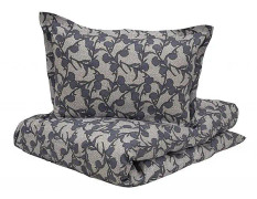 KAJA Bäddset 210x150 Satin Blå