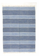 Trasmatta - Visby (blå) (Storlek: 160 x 230 cm)