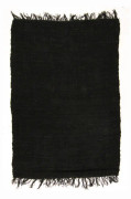Hampamatta - Natural (svart) (Storlek: 70 x 200 cm)