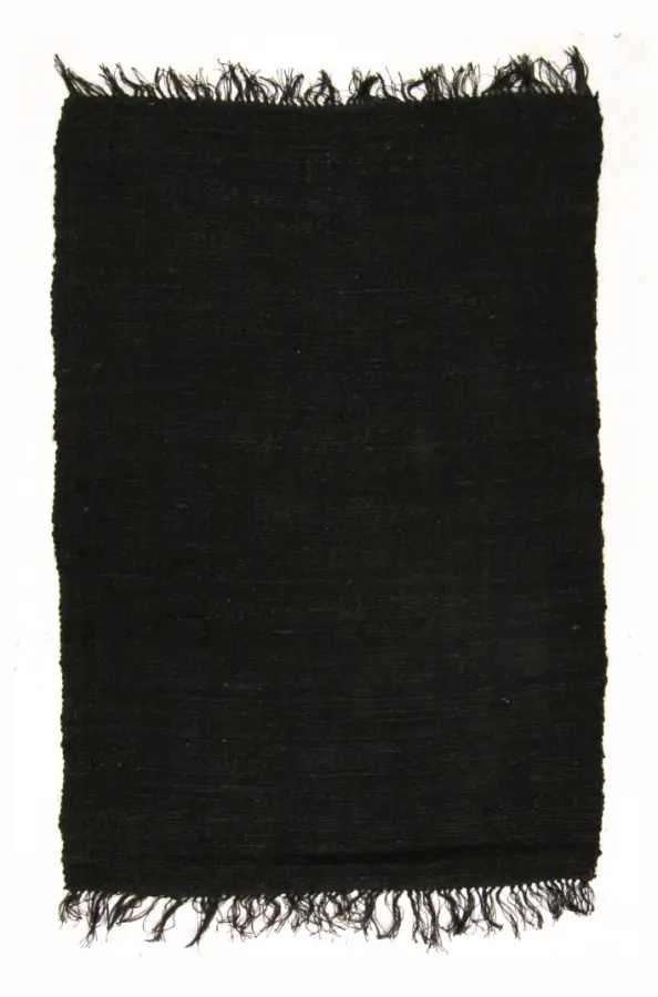 Hampamatta - Natural (svart) (Storlek: 70 x 200 cm)