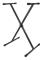 Tiger Keyboard Stand – X-Frame Height Adjustable Single Braced Stand