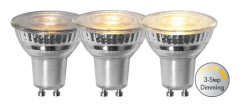 LED-Lampa GU10 MR16 Spotlight Glass 3-Step