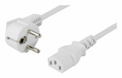 DELTACO grounded power cable angled CEE 7/7 to IE