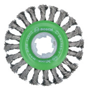 Bosch X Lock Stainless Steel Knotted Wire Wheel