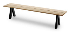 Overlap Bench Anthracite Black