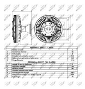 Koppling, kylarfläkt - mercedes-benz - OE 0K9A2-1810X-B, 17220RDAA00, 8N0 422 803 A S1