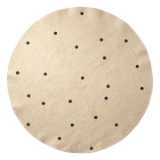 ferm Living - Jute Rug Black Dots