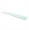 vidaXL Hyllplan glas genomskinlig 110x20 cm