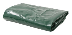 vidaXL Presenning 650 g/m² 1,5x6 m grön