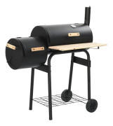 vidaXL Klassisk rökgrill BBQ Offset