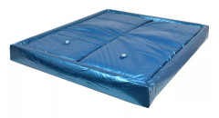 vidaXL Vattenmadrass set med foder och avdelare 200x200 cm F3
