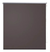vidaXL Rullgardin för mörkläggning 120 x 230 cm kaffe