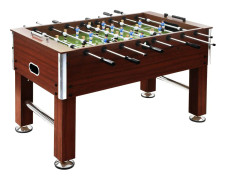 vidaXL Fotbollsbord stål 60 kg 140x74,5x87,5 cm brun