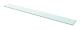 vidaXL Hyllplan glas genomskinlig 110x12 cm