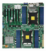  SUPERMICRO X11DPI-NT - Moderkort - utökad ATX - Socket P - 2 CPU:n som stöds - C622 - USB 3.0 - 2 x 10 Gigabit LAN - inbyggda grafiken
