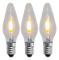 Universal LED Filament E10 23-55V 5lm 1900K 3-Pack