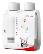 AGA AQVIA "on-the-go" 0,5L, PET-flaska, 2-pack (Vit)