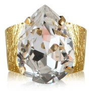 Ring "Classic Drop Ring Guld - Crystal" - Caroline Svedbom