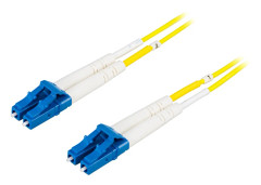 DELTACO Fiberkablage LC - LC, duplex, singlemode, 15m
