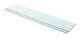 vidaXL Hyllplan 2 st glas genomskinlig 100x20 cm
