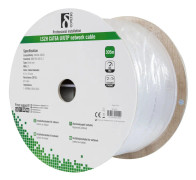 Deltaco - Bulkkabel - 305 m - UTP - CAT 6a - fast - vit