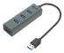 USB 3.0 Metal Passive HUB USB Hub - 4 porte - Grey