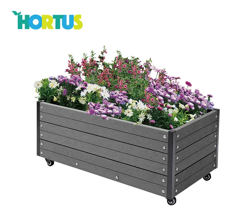 Planteringslåda Komposit med Hjul HORTUS