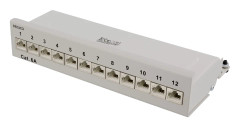  PAN-210 - Deltaco PAN-210 - Patch-panel - väggmontering - RJ-45 X 8 - grå