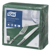 Tork mjuk middagsservett mgrön