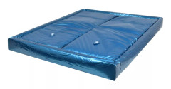 vidaXL Vattenmadrass set med foder och avdelare 160x200 cm F3