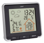  TFA Dostmann Funk-Wetterstation LIFE 35.1153.01 Trådlös digital väderstation Prognos för 12-24 timmar